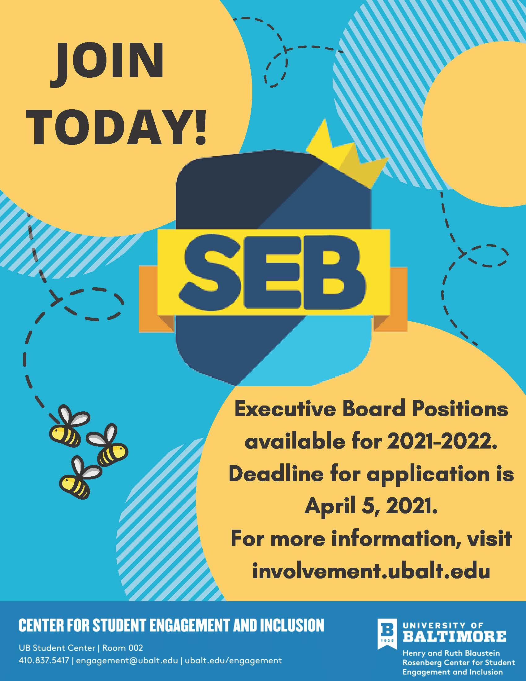 Student Events Board Applications for 2021-2022 are Now OPEN!!!